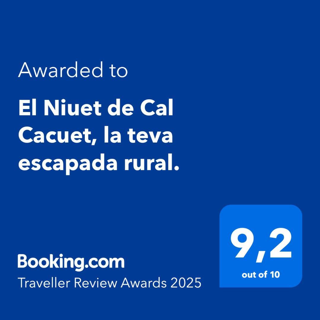 El Niuet De Cal Cacuet, La Teva Escapada Rural. Apartment Avia Ngoại thất bức ảnh